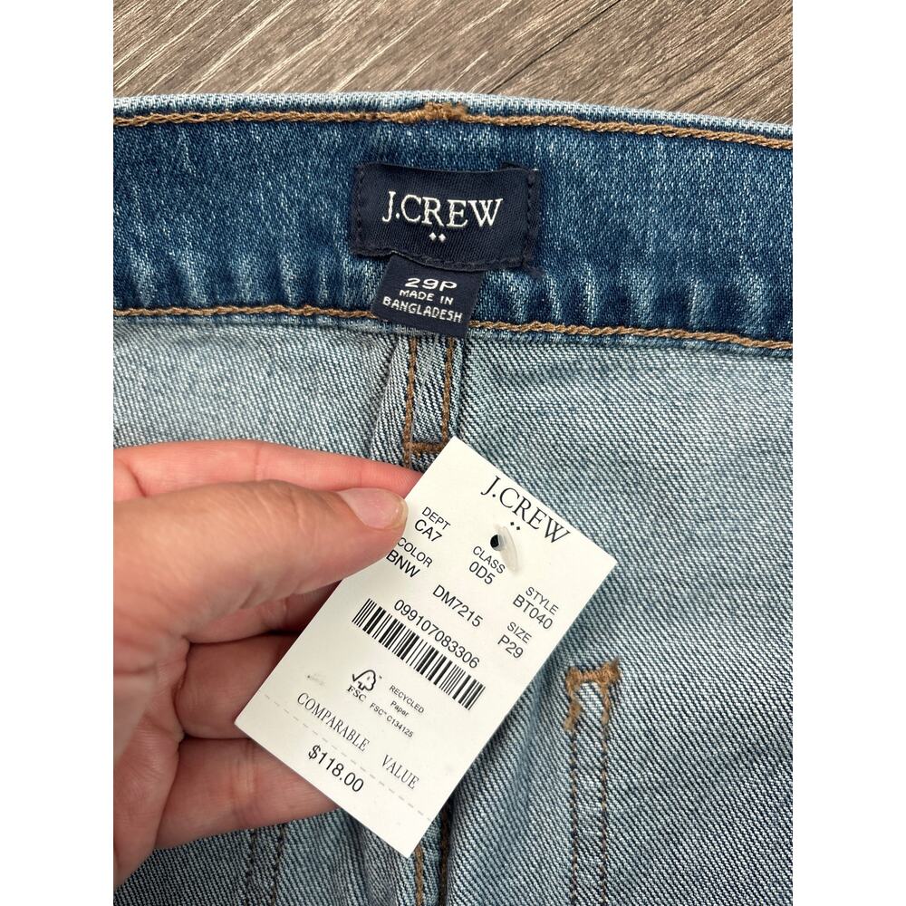 NWT J.Crew Bootcut Utility Jean In All-Day Stretch Size 29 Petite - Picture 5 of 7